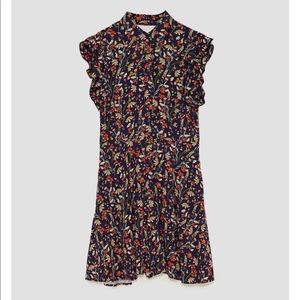 Ruffled floral print jumpsuit